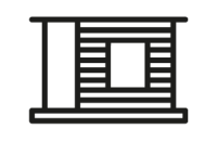 camper cabin icon